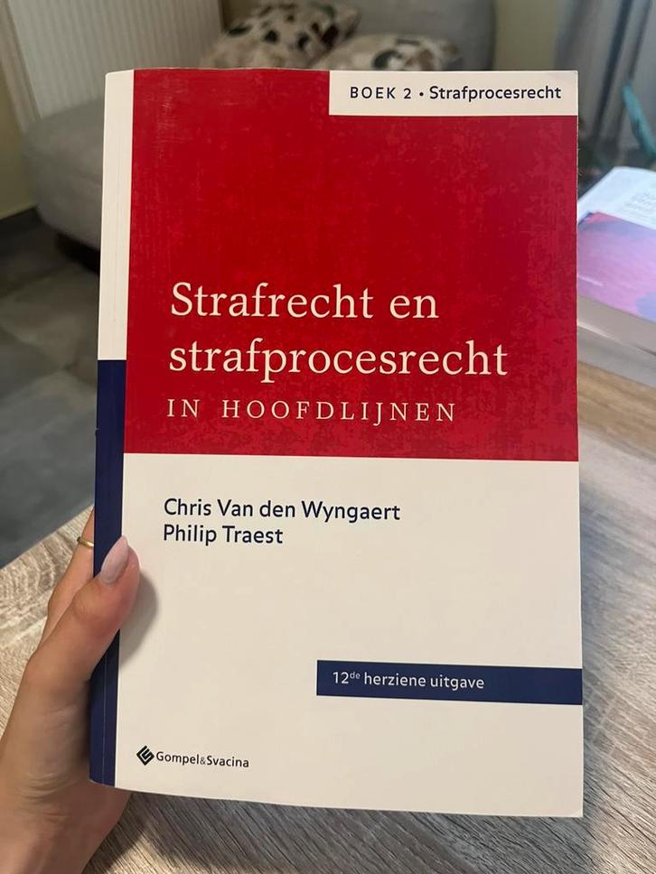 Strafrecht en strafprocesrecht (boek 2), Boeken, Studieboeken en Cursussen, Nieuw, Ophalen of Verzenden