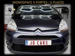 CITROËN C4 PICASSO AUTOMATIQUE 1.6 HDI GARANTIE 1 AN CTOK‼️, Auto's, Monovolume, 140 g/km, Zwart, 4 cilinders