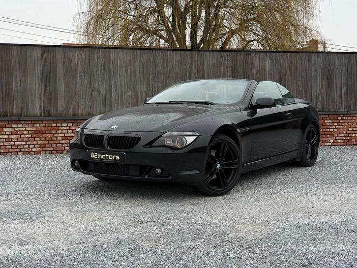 bmw 630i/cabriolet/leder/manueel/ohb/carplay/zetelverwarming, Auto's, BMW, Bedrijf, Te koop, 6 Reeks, ABS, Airbags, Airconditioning