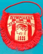 Belle bannière vintage Olympiakos Piraeus « Red Hell Gate », Comme neuf, Enlèvement ou Envoi