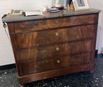 Commode met donkergrijs marmeren blad, Ophalen