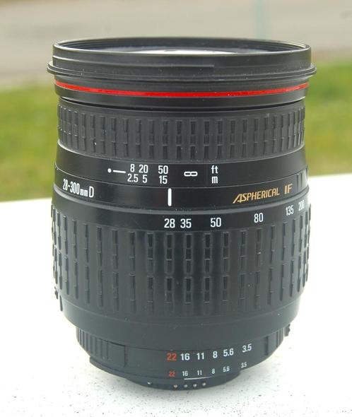 Sigma af 28-300 mm 3.5-6.3 DL IF pour tous reflex Nikon, TV, Hi-fi & Vidéo, Appareils photo analogiques, Utilisé, Reflex miroir