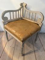 Antieke hoek fauteuil Louis XV stijl, Ophalen