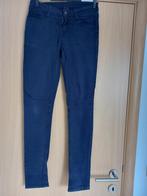 Blauwe broek Pieces maat S/M, Kleding | Dames, Broeken en Pantalons, Lang, Blauw, Ophalen of Verzenden, Zo goed als nieuw