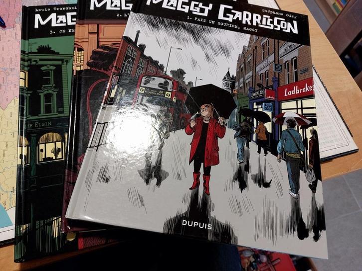MAGGY GARRISSON - Série complète (3 vol) - TTBE - EO, Boeken, Stripverhalen, Zo goed als nieuw, Complete serie of reeks, Ophalen of Verzenden