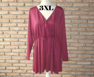 (29)- robe femme t.3XL  rouge - shein -  beschikbaar voor biedingen