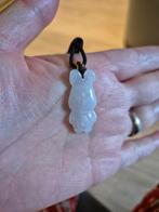 collier pendentif lapin en jade jadéite, Enlèvement ou Envoi, Neuf