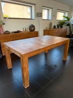 Uitschuifbare tafel van massief teakhout 180cm - 280cm, Huis en Inrichting, Tafels | Eettafels, Ophalen, 100 tot 150 cm, Teakhout