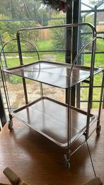 Retro Vintage trolley barwagen Bijzettafel, Huis en Inrichting, Ophalen, Gebruikt