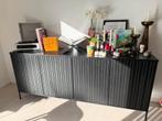 Zwart dressoir, Huis en Inrichting, Kasten | Dressoirs, Ophalen, Zo goed als nieuw