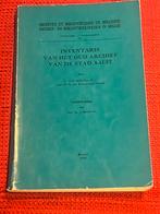 Boek Aalst Inventaris Van Het Oud Archief Van De Stad Aalst, Boeken, Geschiedenis | Stad en Regio, Ophalen, Zo goed als nieuw