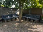 kussenset voor paletten lounge, 8 personen. Grijs, Tuin en Terras, Ophalen, Zo goed als nieuw, 8 zitplaatsen