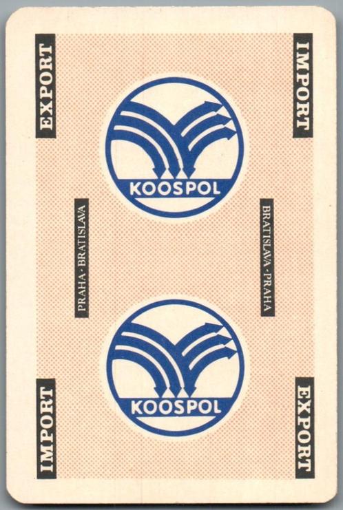 speelkaart - LK12971 - Koospol import-export, Verzamelen, Speelkaarten, Jokers en Kwartetten, Zo goed als nieuw, Speelkaart(en)