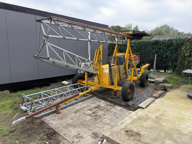 HEK LA60 bouwlift – 600 kg – 380V – werkend, Doe-het-zelf en Bouw, Bouwliften, Gebruikt, Bouwlift, Ophalen
