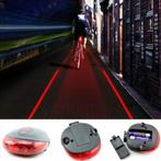 Fiets Laser Staart Waarschuwingslampje, Ophalen of Verzenden, Nieuw, Batterij, Achterlicht