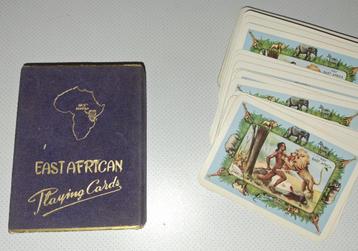 vintage oud kaartspel OOST-AFRIKA COMPLEET beschikbaar voor biedingen