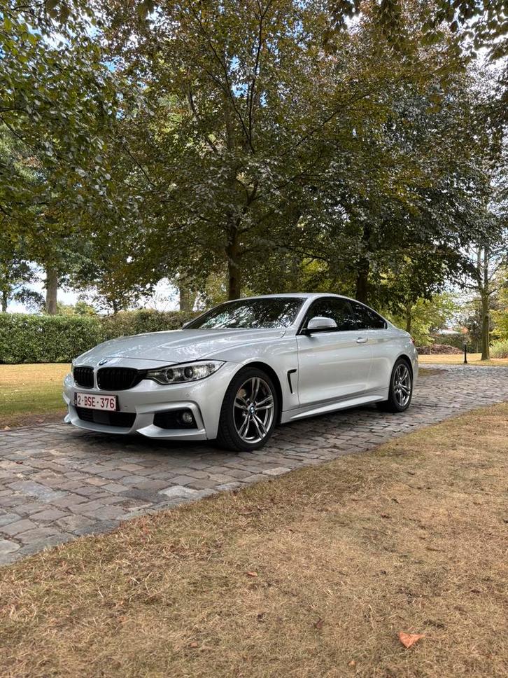 BMW 420D, Auto's, BMW, Particulier, 4 Reeks, Diesel, Euro 6, Coupé, 2 deurs, Automaat, Zilver of Grijs, Zwart, Stof, Achterwielaandrijving