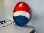Pepsi Cola oude reclame lichtbak, Verzamelen, Ophalen, Gebruikt, Lichtbak of (neon) lamp