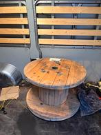 Touret en bois / bobine, Tuin en Terras, Tuintafels, Verzenden, Zo goed als nieuw, Rond, Hout