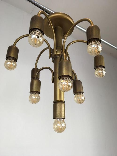 Vintage Helestra hanglamp, Sciolari Stijl, INCL. lampjes !!!, Antiek en Kunst, Antiek | Verlichting, Ophalen of Verzenden