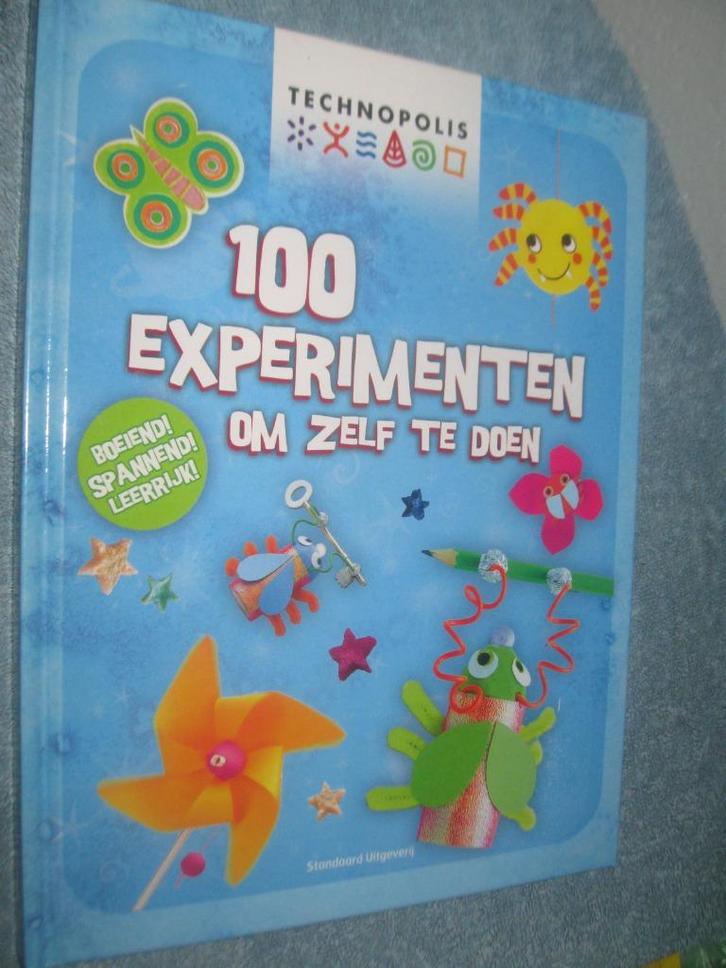 Boek Technopolis 100 experimenten om zelf te doen + 7 jaar, Boeken, Kinderboeken | Jeugd | 10 tot 12 jaar, Nieuw, Ophalen of Verzenden