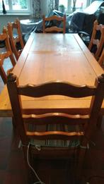 Eet/salontafel kleur licht eiken 210x83cm hoogte73cm, Ophalen