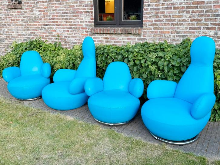 4x Oppo Chair Design, Huis en Inrichting, Zetels | Zetels en Chaises Longues, Zo goed als nieuw, Ophalen of Verzenden