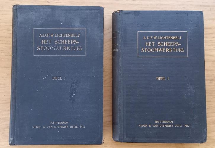 Het scheepsstoomwerktuig 1926 Lichtenbelt, Antiek en Kunst, Antiek | Boeken en Manuscripten, Ophalen of Verzenden