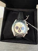 Seiko Prospex Solar Speedtimer SSC943P1, Seiko, Leer, Staal, Polshorloge