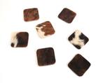 Koeienhuid onderzetters - Coasters, Huis en Inrichting, Ophalen of Verzenden, Zo goed als nieuw, Glas of Kopje