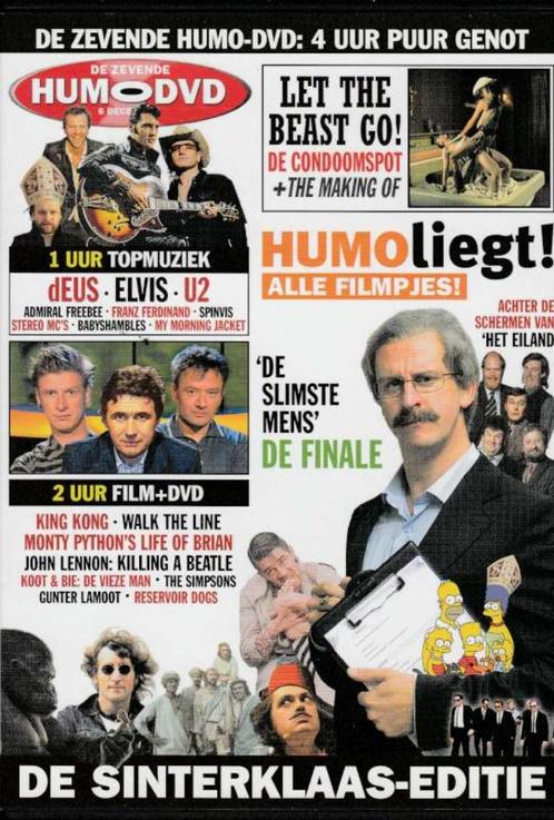 DVD Humo de Zevende - 4 uur puur genot Humo liegt!, Cd's en Dvd's, Dvd's | Cabaret en Sketches, Zo goed als nieuw, Tv-programma of Sketches
