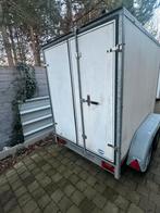 Gesloten dubbelas aanhangwagen 750kg, Ophalen, Zo goed als nieuw