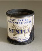 Vintage blik Nestlé gecondenseerde melk, Ophalen of Verzenden, Gebruikt, Overige, Overige merken