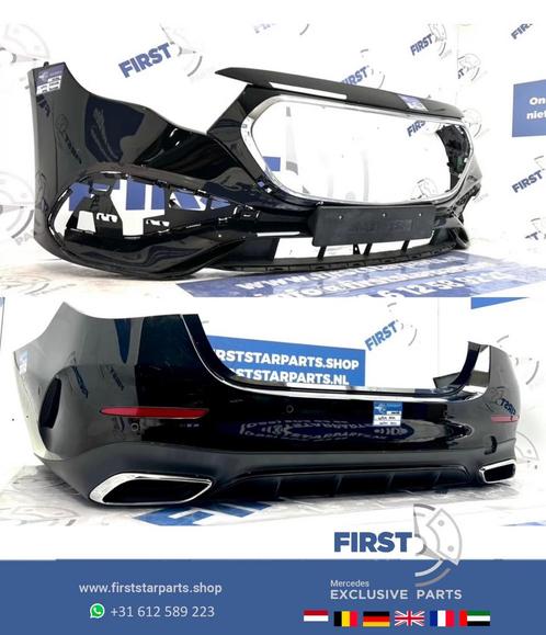 W214 AMG BUMPERS PAKKET ZWART 2024 E KLASSE Voorbumper + Ach, Auto-onderdelen, Carrosserie, Bumper, Mercedes-Benz, Voor, Achter