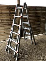 Grote Waku ladder 4 x 6 treden, Bricolage & Construction, Échelles & Escaliers, Échelle, Enlèvement, Utilisé, 4 mètres ou plus