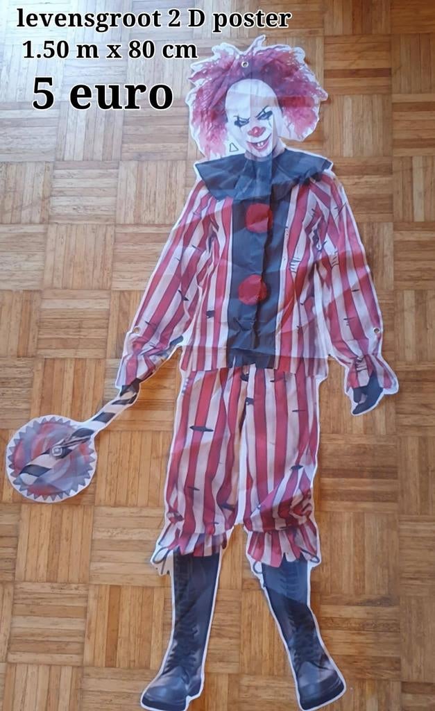Doek clown, Kinderen en Baby's, Carnavalskleding en Verkleedspullen, Ophalen of Verzenden