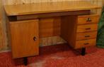 Mid-Century Design Retro bureau plat Computer Pastoe Vintage, Huis en Inrichting, Bureaus, Ophalen, Gebruikt, Bureau