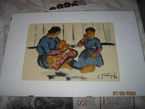 Michel Godjevac plus twee onbekende werken., Antiek en Kunst, Kunst | Litho's en Zeefdrukken, Ophalen