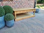 Eiken salontafel, Ophalen of Verzenden, Zo goed als nieuw