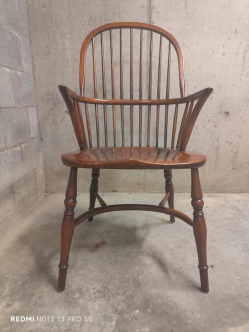 Stevige eiken eetkamerstoelen - set van 6, Huis en Inrichting, Stoelen, Gebruikt, Vijf, Zes of meer stoelen, Hout, Bruin, Ophalen of Verzenden