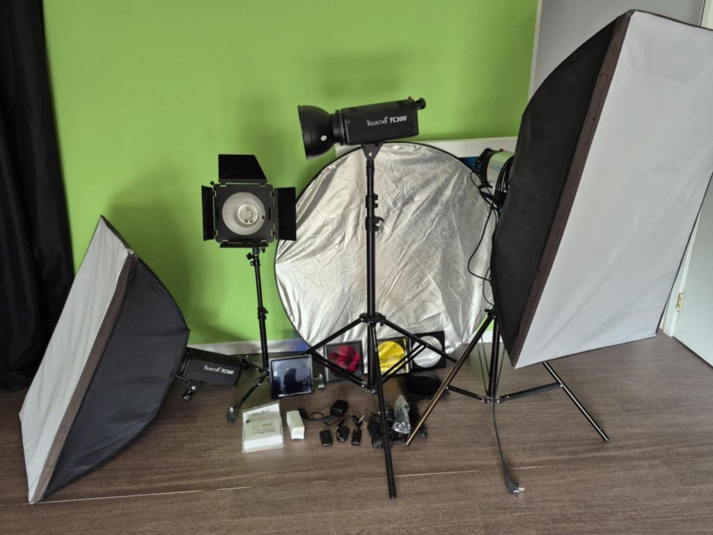 Flashs Studio photos, Ophalen, Gebruikt