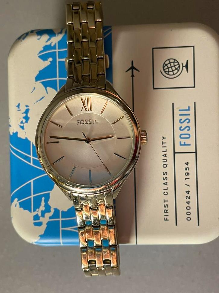 Montre Fossil, Bijoux, Sacs & Beauté, Montres | Femmes, Comme neuf, Montre-bracelet, Fossil, Acier, Acier, Enlèvement ou Envoi