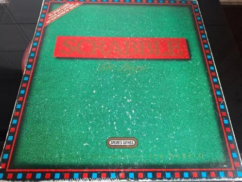 SCRABBLE met draaischijf, Hobby en Vrije tijd, Gezelschapsspellen | Bordspellen, Gebruikt, Drie of vier spelers, Ophalen of Verzenden