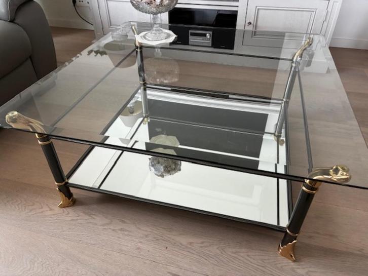 salon tafel, Huis en Inrichting, Tafels | Salontafels, Gebruikt, Minder dan 50 cm, 100 tot 150 cm, 100 tot 150 cm, Rechthoekig