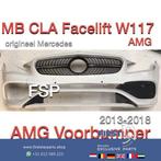 W117 CLA Facelift AMG Voorbumper + diamond gril Mercedes 45, Pare-chocs, Avant, Utilisé, Enlèvement ou Envoi