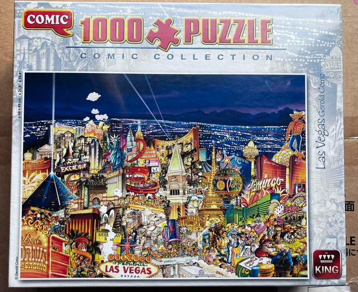 Lot de 5 puzzles neuf King Comic Collection, Hobby en Vrije tijd, Denksport en Puzzels, Zo goed als nieuw, Ophalen