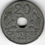 Frankrijk : 20 Centimes 1942 KM#900 Ref 16281, Ophalen of Verzenden, Frankrijk, Losse munt