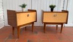 Vintage Scandinavische nachtkastjes, Ophalen, Gebruikt