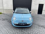 Fiat 500C 1.2I Lounge cabriolet, Airco, Sensoren, Garantie, Stof, 4 cilinders, Cabriolet, Blauw