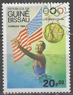 Guinee-Bissau 1984 - Yvert 324 - Los Angeles (ST), Timbres & Monnaies, Timbres | Afrique, Envoi, Guinée, Affranchi